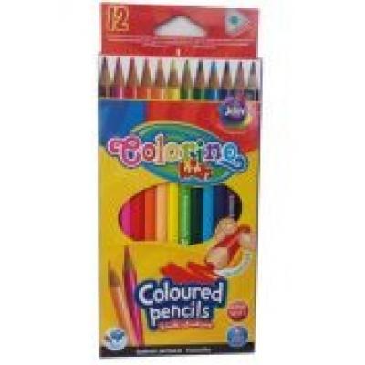 Kredki colorino kids ołówkowe trójkątne 12 kolorów