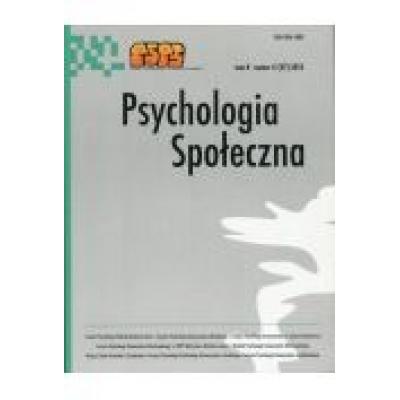 Psychologia społeczna  8(27) 2013