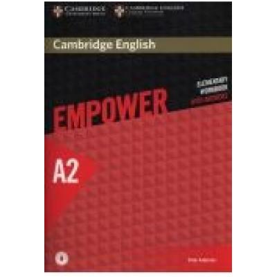 Cambridge english empower elementary a2. workbook with answers with downloadable audio