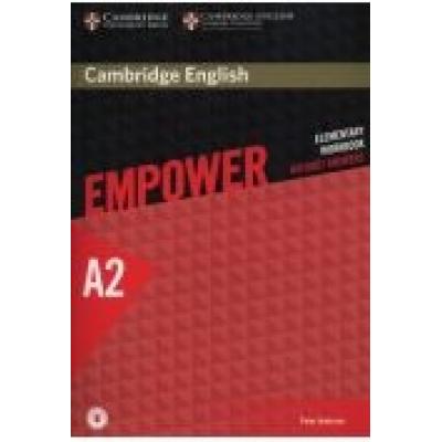 Cambridge english empower elementary a2. workbook without answers with downloadable audio