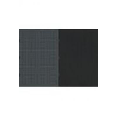 Zeszyt a5 paper-oh cahier circulo w kratkę 40 kartek black on grey / grey on black