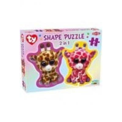 Puzzle ty 2w1 beanie boo's shape