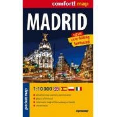 Comfort!map madryt (madrid) 1:10000 plan miasta