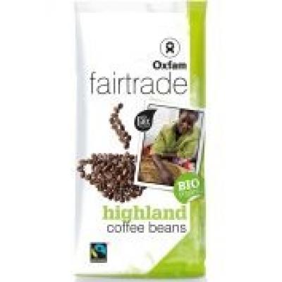 Kawa ziarnista arabica wysokogórska fair trade bio - oxfam