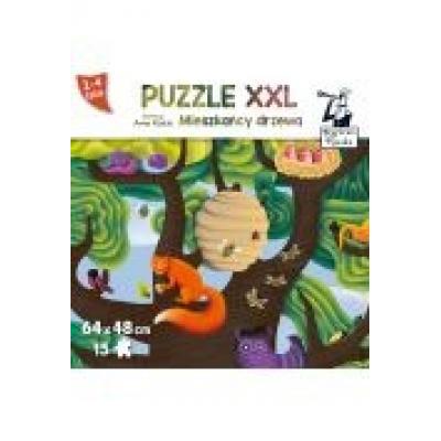 Kapitan nauka puzzle xxl mieszkańcy drzewa