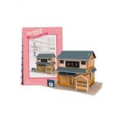 Puzzle 3d domki świata japonia sushi house