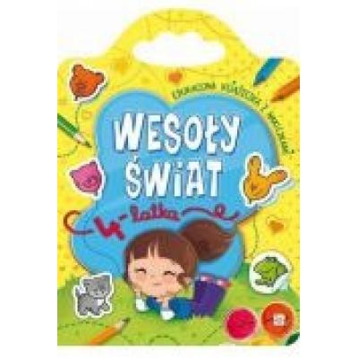 Wesoły świat 4-latka. edukacyjna książeczka