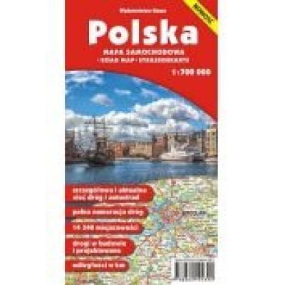 Polska. mapa samochodowa 1:700 000 wyd. 3