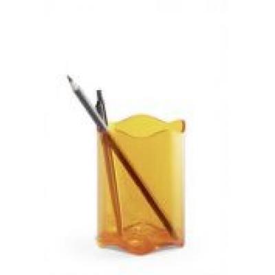 Pojemnik plastikowy na długopisy pomarańczowy durable 1701235009