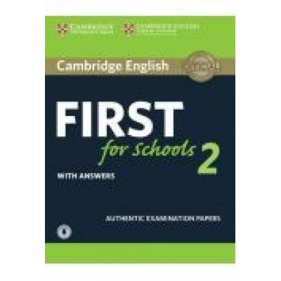 Cambridge english first for schools 2 sb with answers and audio
