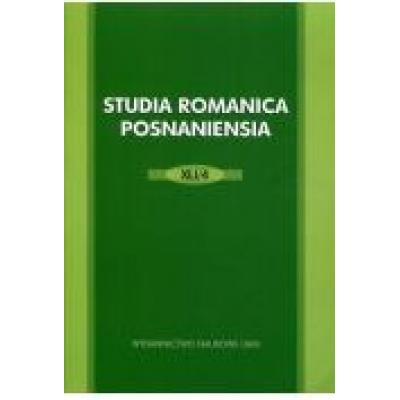 Studia romanica posnaniensia xli/4