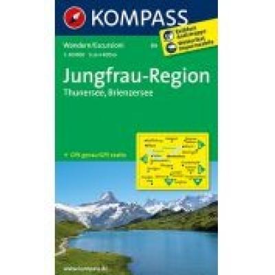 Jungfrau-region 1:50 000 kompass