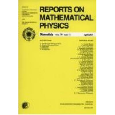 Reports on mathematical physics 79/2 2017