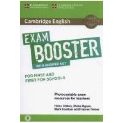 Cambridge english exam booster for first and first for schools. photocopiable resources