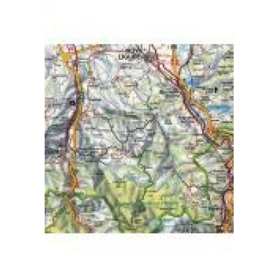 Ligurien italienische riviera genua mapa 1:150 000