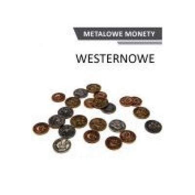 Metalowe monety - westernowe (zestaw 24 monet)