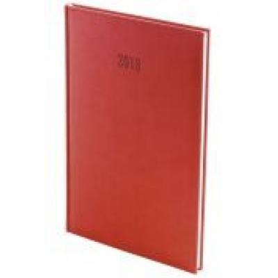 Kalendarz 2021 b5 tyg. vivella czerwony