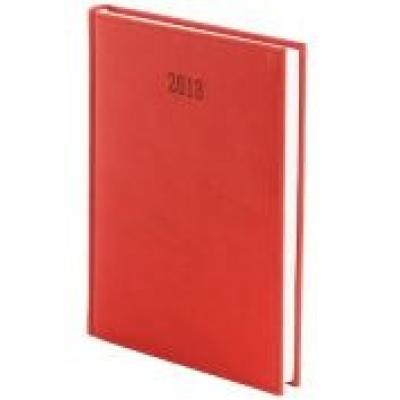 Kalendarz 2021 b5 dzienny viviella czerwony