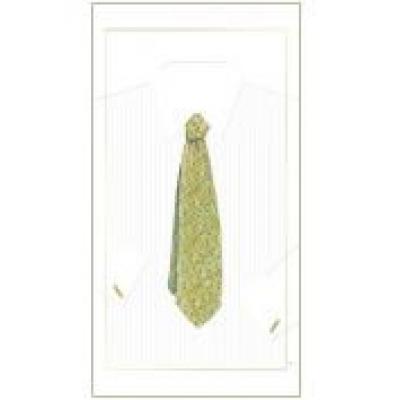 Karnet 12x23 g05 41a 037 + koperta krawat zielony