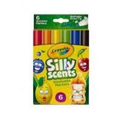 Silly scents markery 6 kolorów crayola