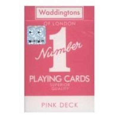 Karty do gry waddingtons pink deck p12 029384 winning moves