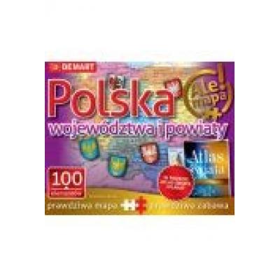 Puzzle: polska-województwa i powiaty+atlas
