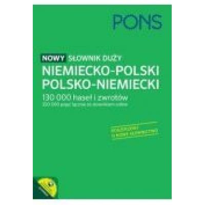 Nowy słownik duży niem-pol-niem pons
