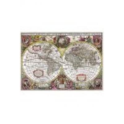 Puzzle 2000 mapa ziemi trefl