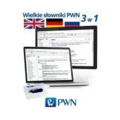 Wielki multimedialny słownik pwn 3w1 angielski niemiecki rosyjski