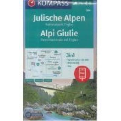 Julische alpen/alpi giulie 1:50 000 kompass