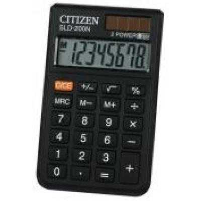 Kalkulator citizen kieszonkowy 8 cyfrowy sld-200nr