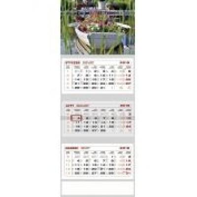 Kalendarz 2021 ścienny trójdzielny jezioro górskie