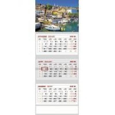 Kalendarz 2021 ścienny trójdzielny zatoka