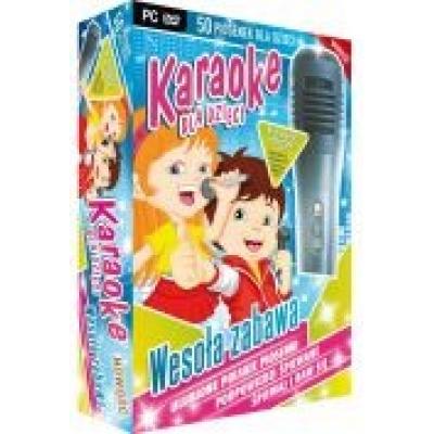 Karaoke dla dzieci wesoła zabawa  z mikrofonem (pc-dvd)