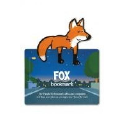 Zwierzęca zakładka do książki - fox - lis