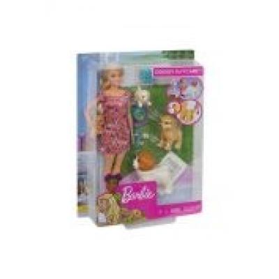 Barbie. opiekunka piesków zestaw + lalka