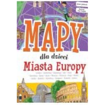 Miasta europy mapy dla dzieci
