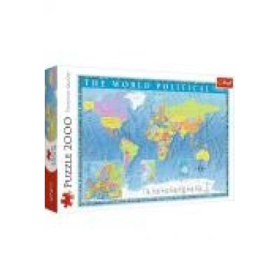 Puzzle 2000 mapa polityczna świata trefl