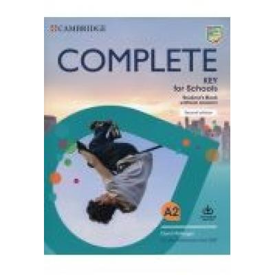 Complete key for schools a2. student's book without answers with online practice