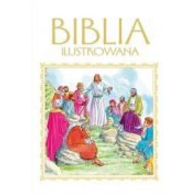 Biblia ilustrowana (biało-złotwa)