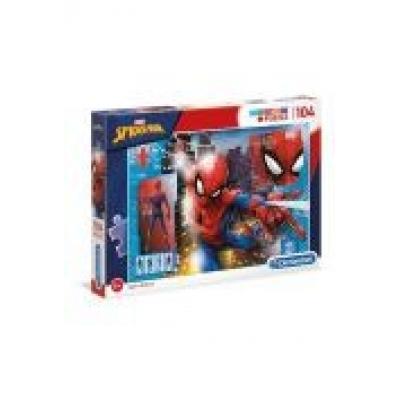 Puzzle 104 super kolor spiderman
