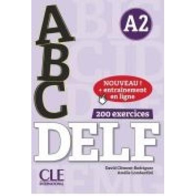Abc delf a2 książąka + mp3 + dvd 200 exercices nouveau