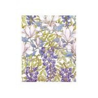 Karnet 17x14 cm z kopertą magnolia wallpaper