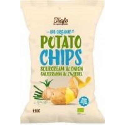 Chipsy ziemniaczane o smaku śmietankowo - cebulowym