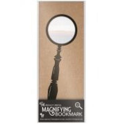 Magnifying bookmark. zakładka do książki. lupa