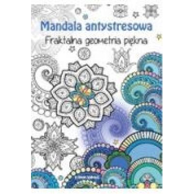 Mandala antystresowa. fraktalna geometria piękna