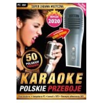 Karaoke polskie przeboje z mikrofonem pc-dvd edycja 2020
