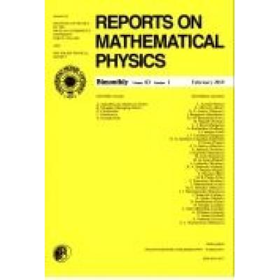 Reports on mathematical physics 83/1 pergamon