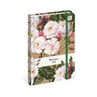Kalendarz 2021 książkowy b6/96k kwiaty