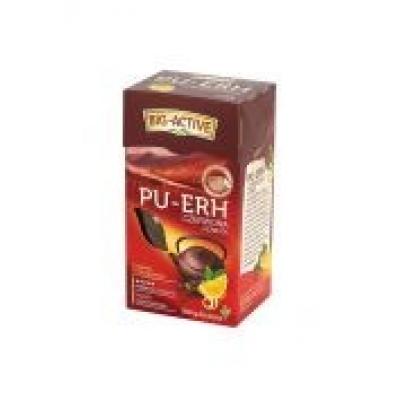 Herbata czerwona o smaku cytrynowym liściasta pu-erh
